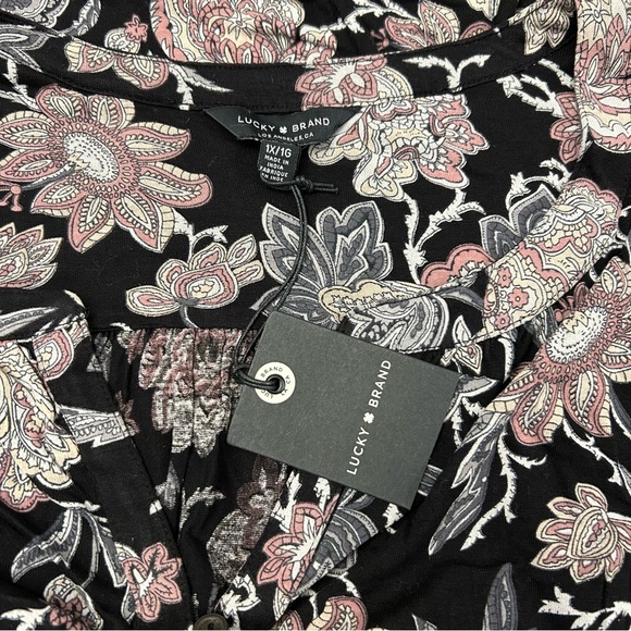 NWT LUCKY BRAND Border sprint Floral Tunic Size 1X - Picture 10 of 10